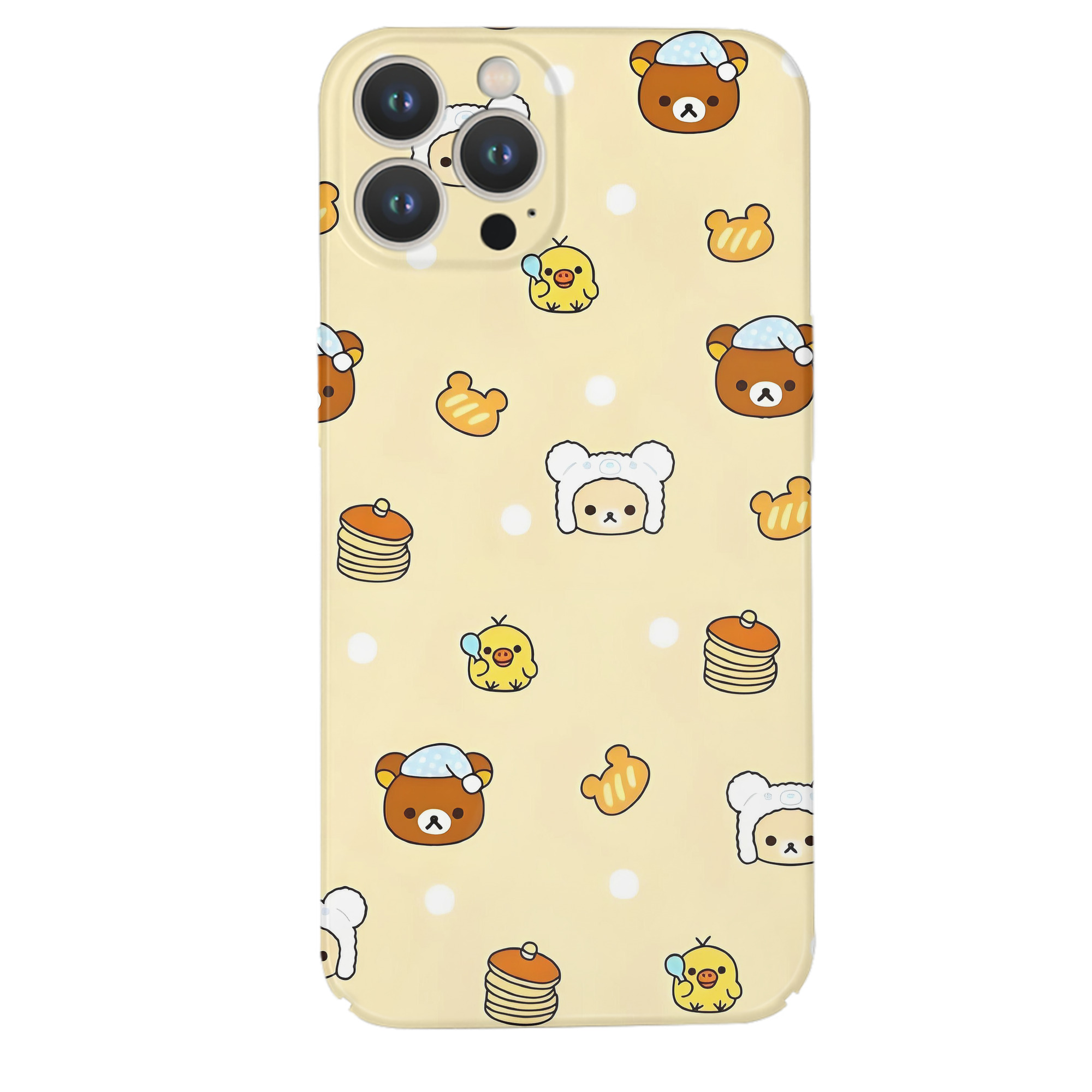 （画像用） リラックマ リラックマ キイロイトリ Rilakkuma Korilakkuma Kiiroitori 【iPhone 14シリーズ対応】ハードケース